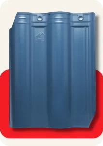 blue ceramic roof tile in kerala