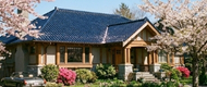 Atlantique ceramic roof tiles can be used on bungalows